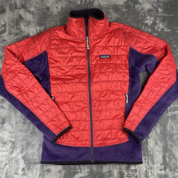 Patagonia Other - Patagonia Nano Puff Hybrid Polartec Primaloft Jacket Red Men’s Size S